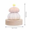 Warm White Light Table Night Light Mushroom Shell Night Lamp Cozy Night Light  Bedside
