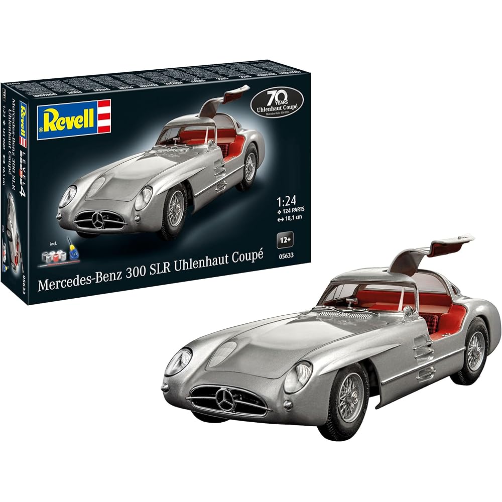 

Набір Revell 05633 Mercedes-Benz 300 SLR 70-річчя 1/24 Масштаб Незібраний Пластиковий Модельний Набір з Аксесуарами