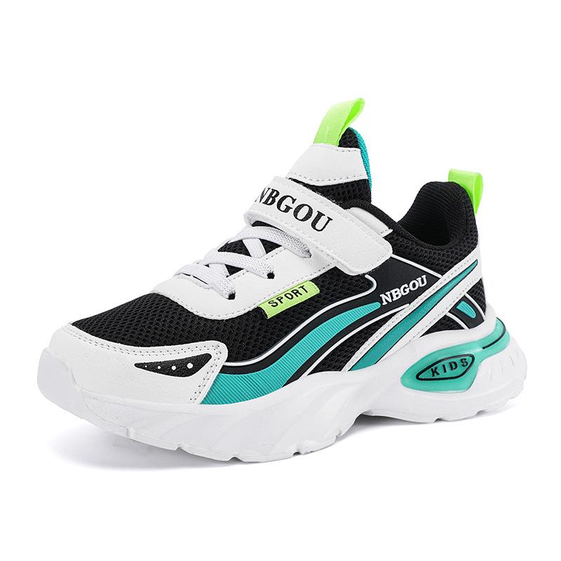 

Boys shoes 2025 spring and autumn models double mesh breathable children s sports shoes non-slip middle and older children s running shoes boys dad 28