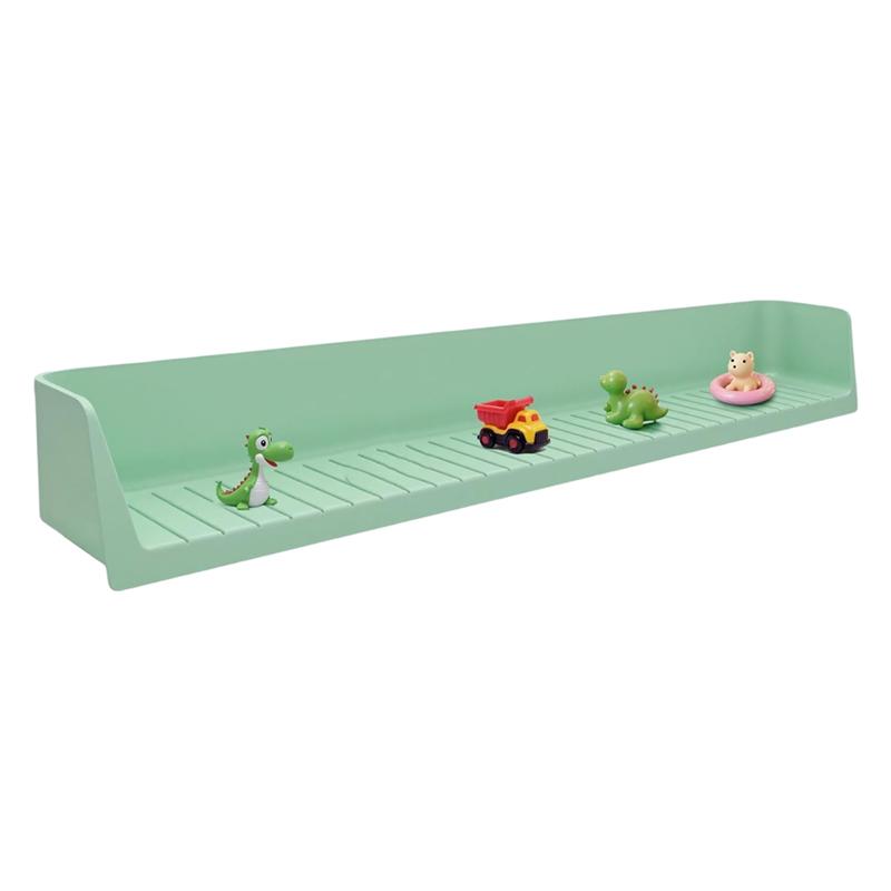 

M-Modern-For Tub For Bathtub Splash Guard For Kids, Silicone Water Splash Guard, Tray Holder, Longer Splash Guard B зелений