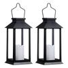 Tomshine Solar Powered Lantern Lights with LEDs Flameless Candle Outdoor Garden Hanging Lanterns Decorative for Table Backyard Party Garden