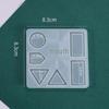 Poppy DIY Crystal Epoxy Mold for Polygon, Rectangular, and Round Earrings