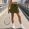 Women’s High Waist Athletic Skort with Side Pockets Drawstring Waistband Casual Sports Skirt Shorts for Running Yoga Tennis
