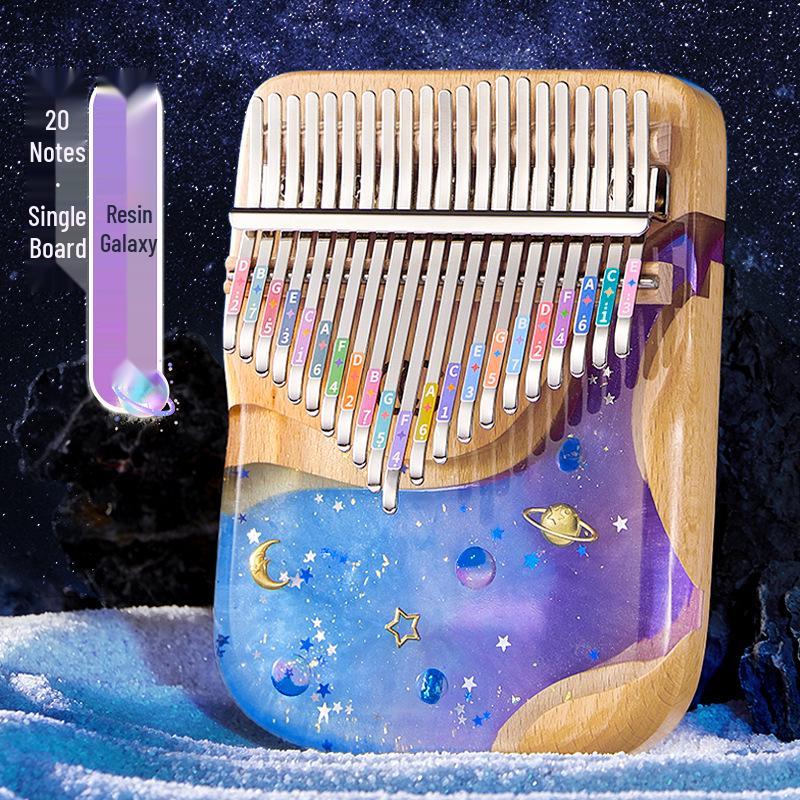 CEGA 21-Key Resin Kalimba Thumb Piano - Small Musical Instrument, Perfect Gift for Children's Day