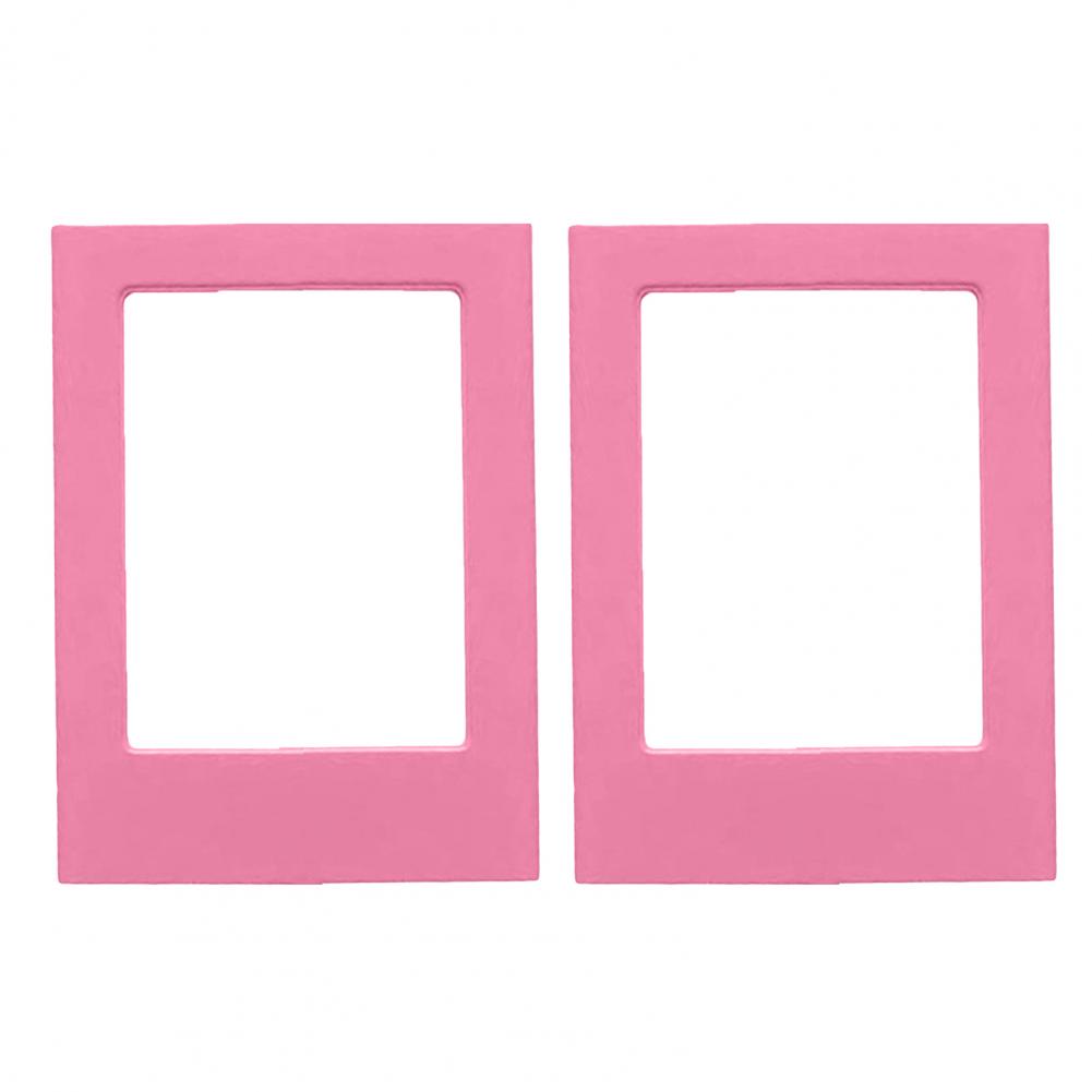2Pcs Fridge Magnetic Photo Frame Colorful Strong Magnet Picture Frames 3 Inch for Polaroid Instax Mini Photo Frame