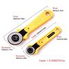 28mm & 45mm Rotary Cutter Blades Sewing Rotary Fabric Cutter For Patchwork Leather Quilting Sewing Arts Craft Cutting Tool