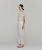 Amomento Sheer Volume Shirring Top_White