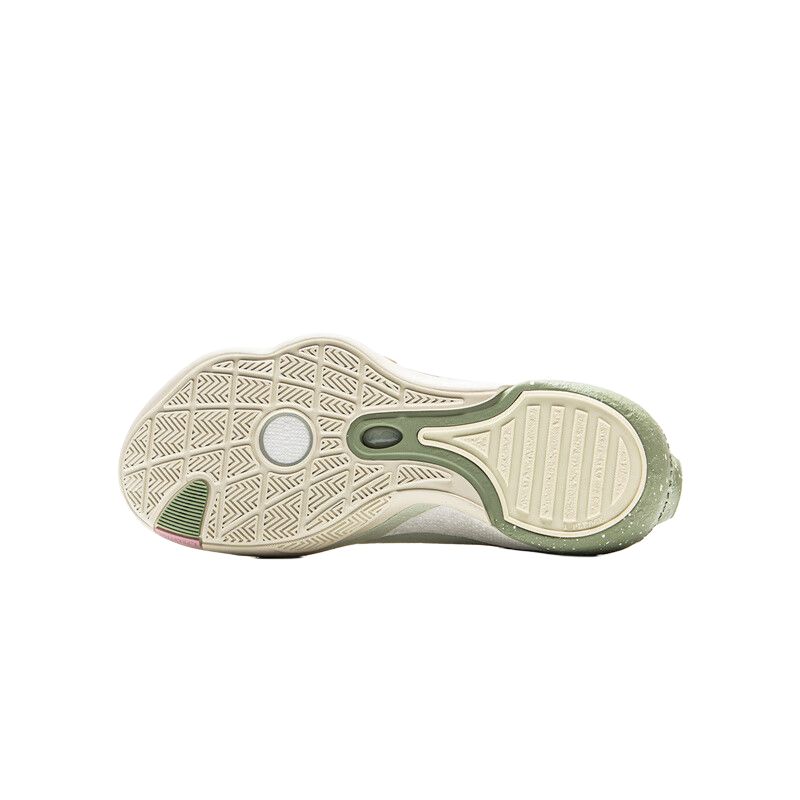 Li Ning Kids Basketball Fashion Trend Non-Slip Wear-Resistant Low-Top Basketball Shoes Men sneaker Light-Green YKBV070-3
