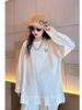 2025 Spring & Autumn Girls' Fashionable Knitted Vest and Top Set