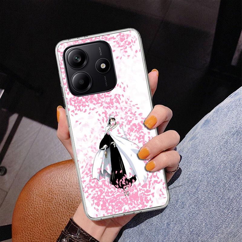 Bleach Kuchiki Byakuya Phone Case For Xiaomi Redmi Note 15 14 13 12S 12 11 Pro Plus 14S 11S 11E 10 10S 11T 5G Personalized Cover