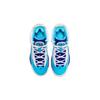 Jordan Air  6 Rings Synthetic Leather TPU Trendy Sports High-Top Kids Basketball Shoes Kids sneaker White Blue 323399-105