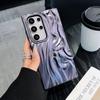 3D Pleated Electroplated Solid Color Drop-Proof Phone Case for Samsung S25 Ultra/S24 Plus/S23
