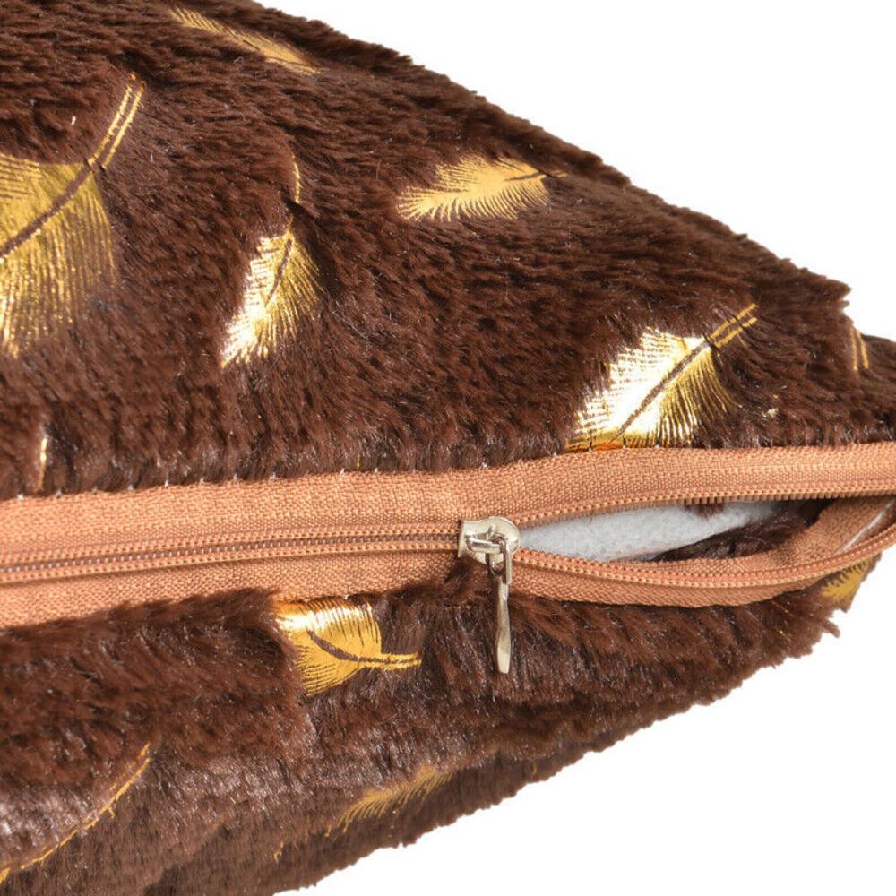 Plush Throw Pillow Covers 43x43cm Cushion Cover Luxury Couch Pillowcase  Home Office Living Room