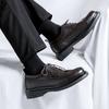 Herren Casual Lederschuhe Brogue Modemarke Klassische Herren Business-Schuhe Schwarz Atmungsaktive Hochzeitsfeier Schnürschuhe Herrenschuhe