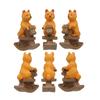 Lovely Double Dog Design PVC Sculpture Vehicle Dashboard Decoration Home Office Display Ornament