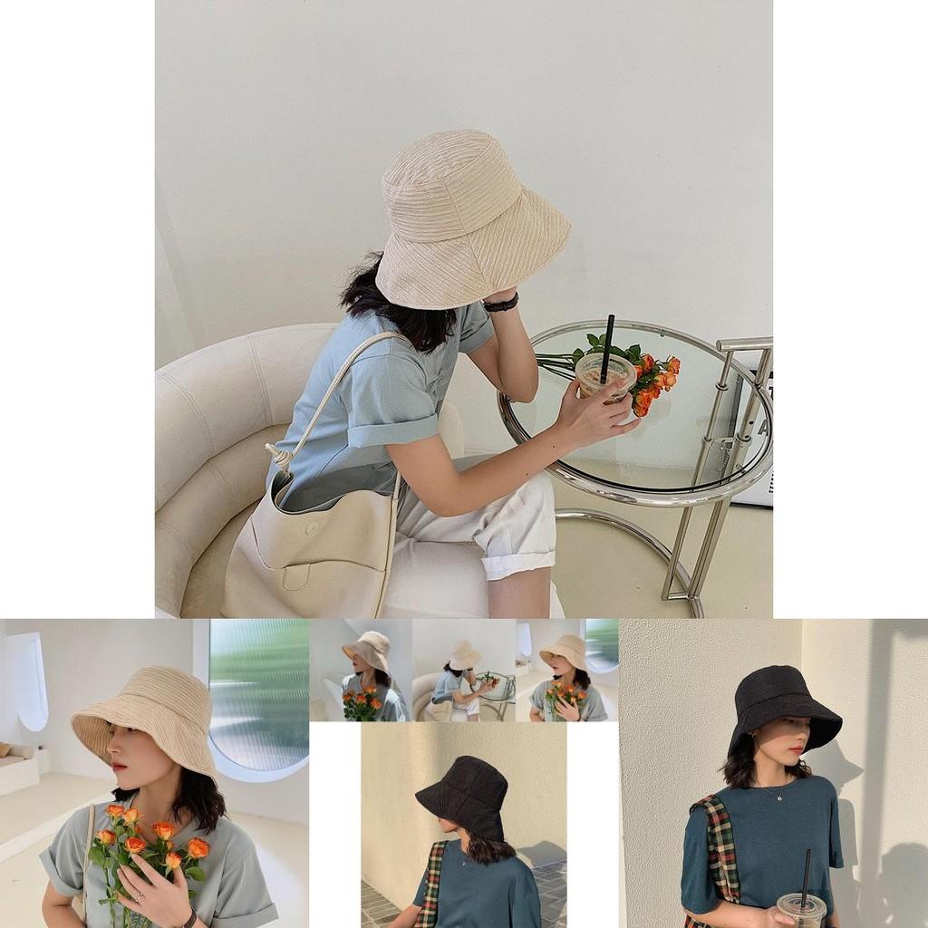 Trendy Beige Fisherman Hat For Women Korean Style Casual Sun Hat Breathable For All Seasons