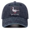 High Quality Go to Silly Water-washed Denim Embroidered Baseball Cap Silly Goose Retro Visor Cap Casual Soft-top Hat Unisex Gift