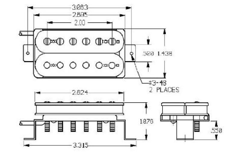 Seymour Duncan Seth Lover Humbucker Guitar with Pickups and Nickel Neck [Product Code] SH-55n 4-Conductor