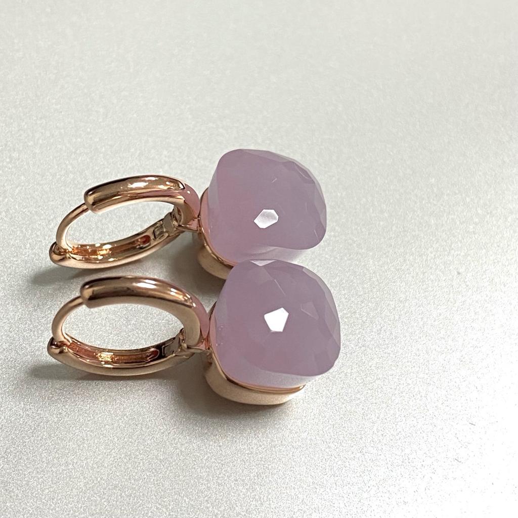 Classic Crystal Earrings Candy Square Earrings Platinum Plated Water Drop Candy Earrings Women Crystal Jewelry Gift