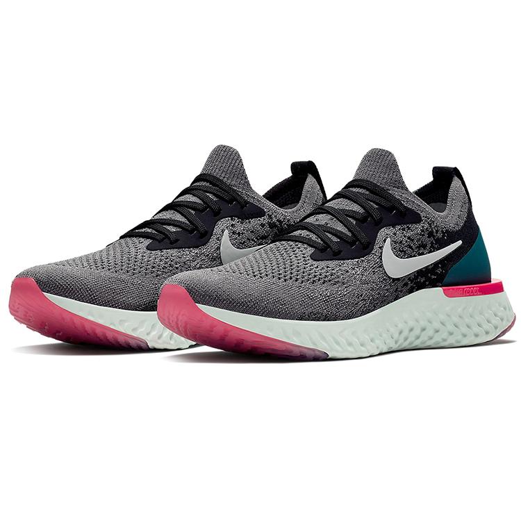 New Nike Epic React Flyknit 'Gunsmoke' Women's AQ0070-010