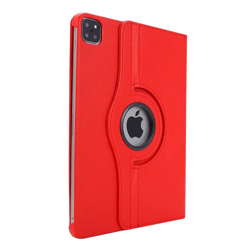 For iPad A16 360 Rotation PU Leather Stand Tablet Case Funad For iPad 11th Generation A3355 A3356 Smart Cover Coque