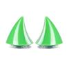 2PCS Multicolor Helmet Devil Horns Motorcycle Electric Bike Car Styling Decoration Helmet Stickers Long Short Parts