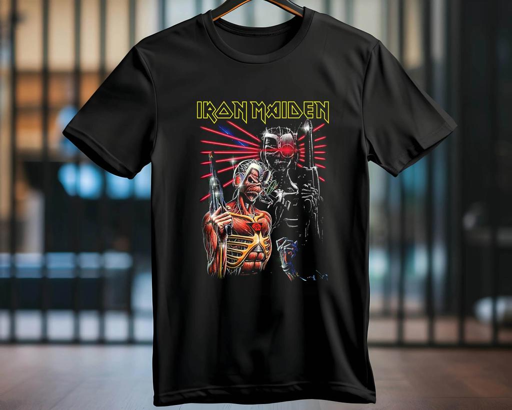 Iron Maiden 6 Icon HALLOWWED Premium Tshirt Iron Halowed Icon Maiden Heavy Metal Band T-shirt Metal T-shirt Oversize Megadeth