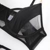 European & American French-Style Sexy Bra Set: Wearable As Outerwear, Thin & Supportive