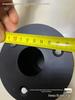Iron Three-Hole Speaker Base, 10cm Diameter, 8cm Height, Metal Tray Speaker Accessory