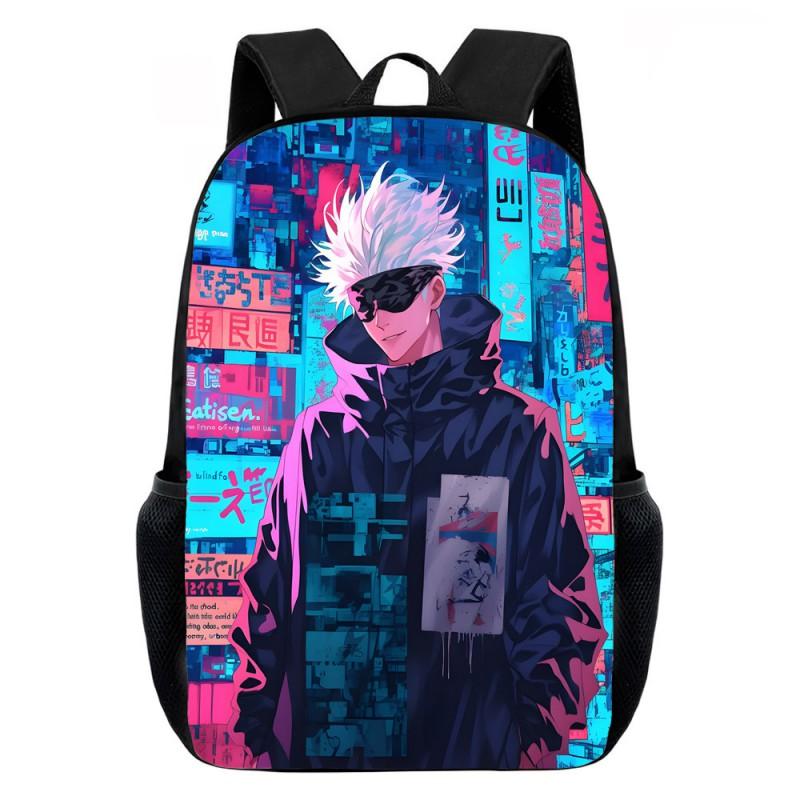 Zaino Scolastico per Bambini Studenti Elementari Design Anime Cartoni Animati Grande Capacità Ergonomico Protezione Schiena Tessuto Oxford