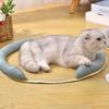 Cat Bed Wear-Resistant Soft Breathable Round Summer Pet Cat Sleeping Bed Cushion Pet Supplies