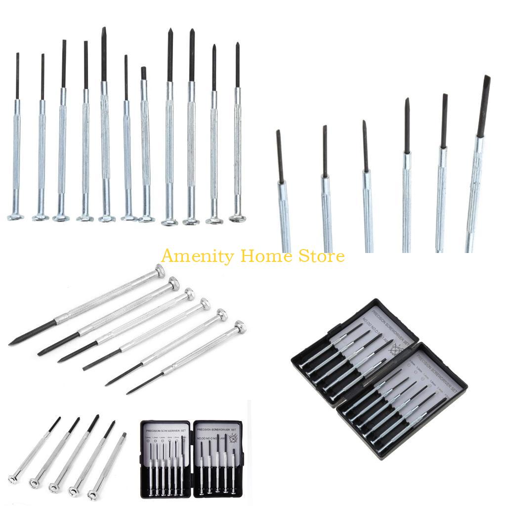 

F26C 11PCS Screwdriver Set Mini Bijoutiers Montres Lunettes Réparations CN