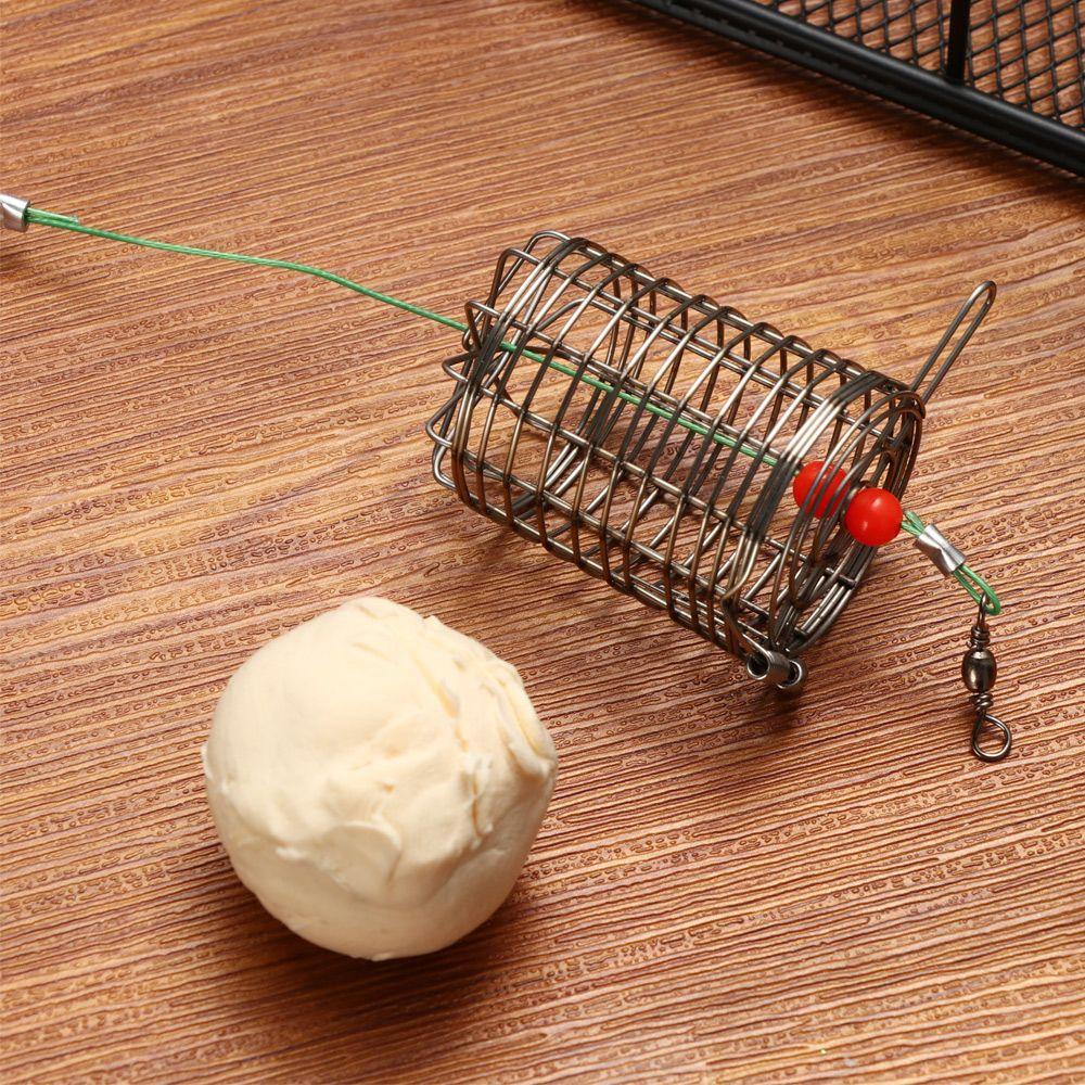Tackle Fish Floating Food Feeding Trap Basket Bait Feeder Fishing Lure Cage Fishing Bait Cage