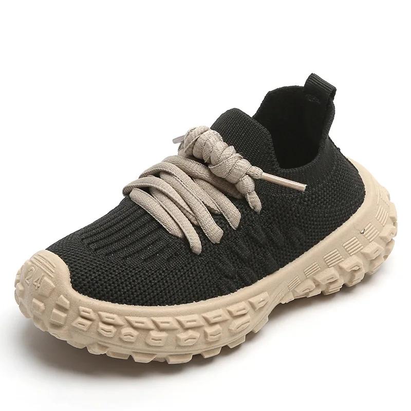 

Fashion Sport Running Soft Casual Breathable Spring Autumn Baby Boys Girls Bottom Non-Slip Kids Sneakers Children Shoes 21-insole13.5cm