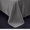3/4 PC Gray Fitted Sheet and Bed Sheet Set,(1*Bed Sheet+1*Fitted Sheet+2*Pillowcase)Soft Dustproof Skin-Friendly Bed Sheet Solid Color