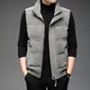 Men's Lightweight Down Vest - 2025 Autumn/Winter Stand Collar Casual Warmth Trend