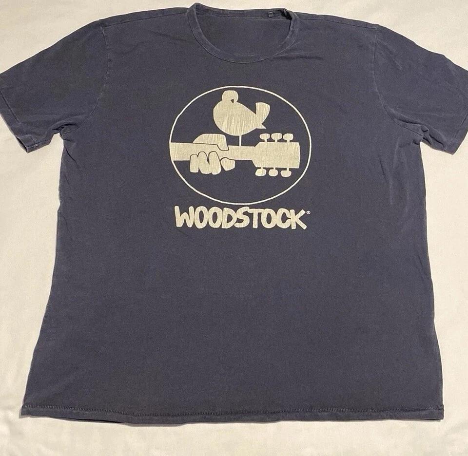 

Vintage Woodstock Concert Black Cotton T-shirt All size S-345XL Unisex HRN143 M