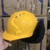 Winter Warm Safety Helmet with Thick Lining, Plush Cover, Anti-Smash Earmuffs, and Cold Protection