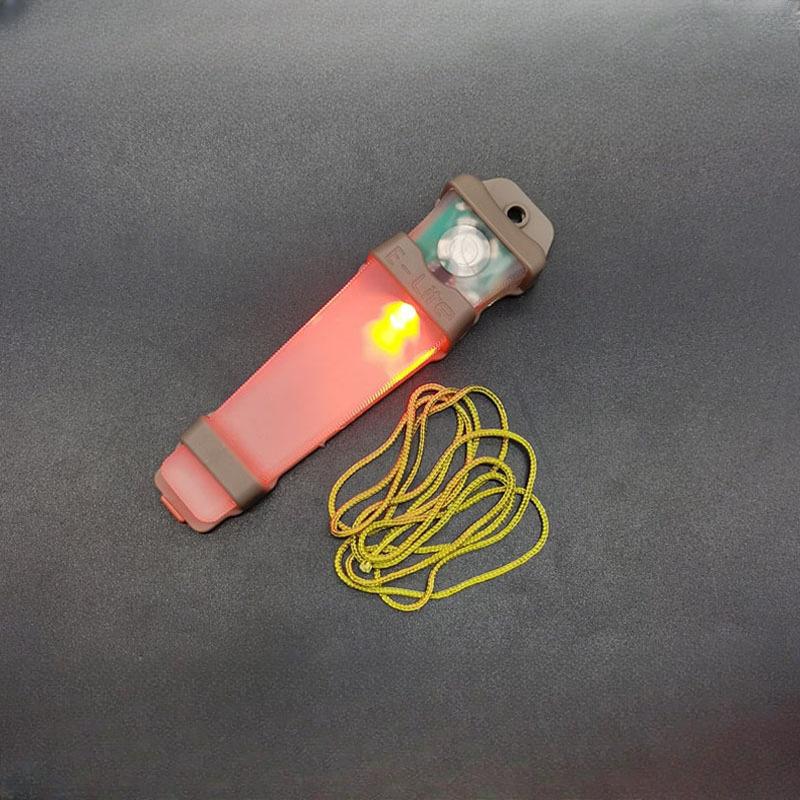 Airsoft Helmet Weapon Flashlight Tactical Helmet Light Identification Surefir Marker Light Survival Signal Helmet Lamp