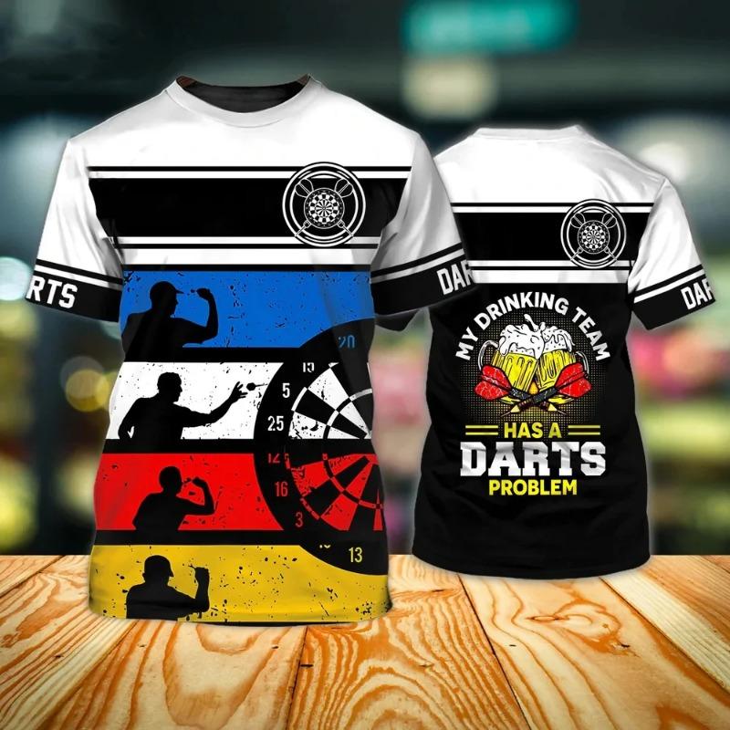 Dart Roulette 3D Printed Club Bar Fashion Sports Men's And Women's Casual