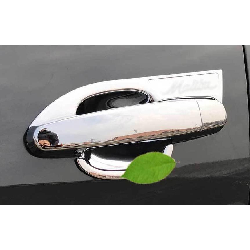 For Chevrolet Malibu 2019-23 Chrome ABS Outside Door Handle Molding Cover Trims