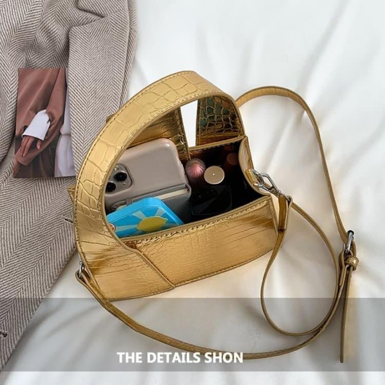 Fashion Crocodile Pattern Women's Handbag Shoulder Messenger Bag