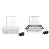 Automatic Bird Bathhouse Bathtub Parrots Shower Box with Multiple Tap Shower Multifunctional Bird Bathtub