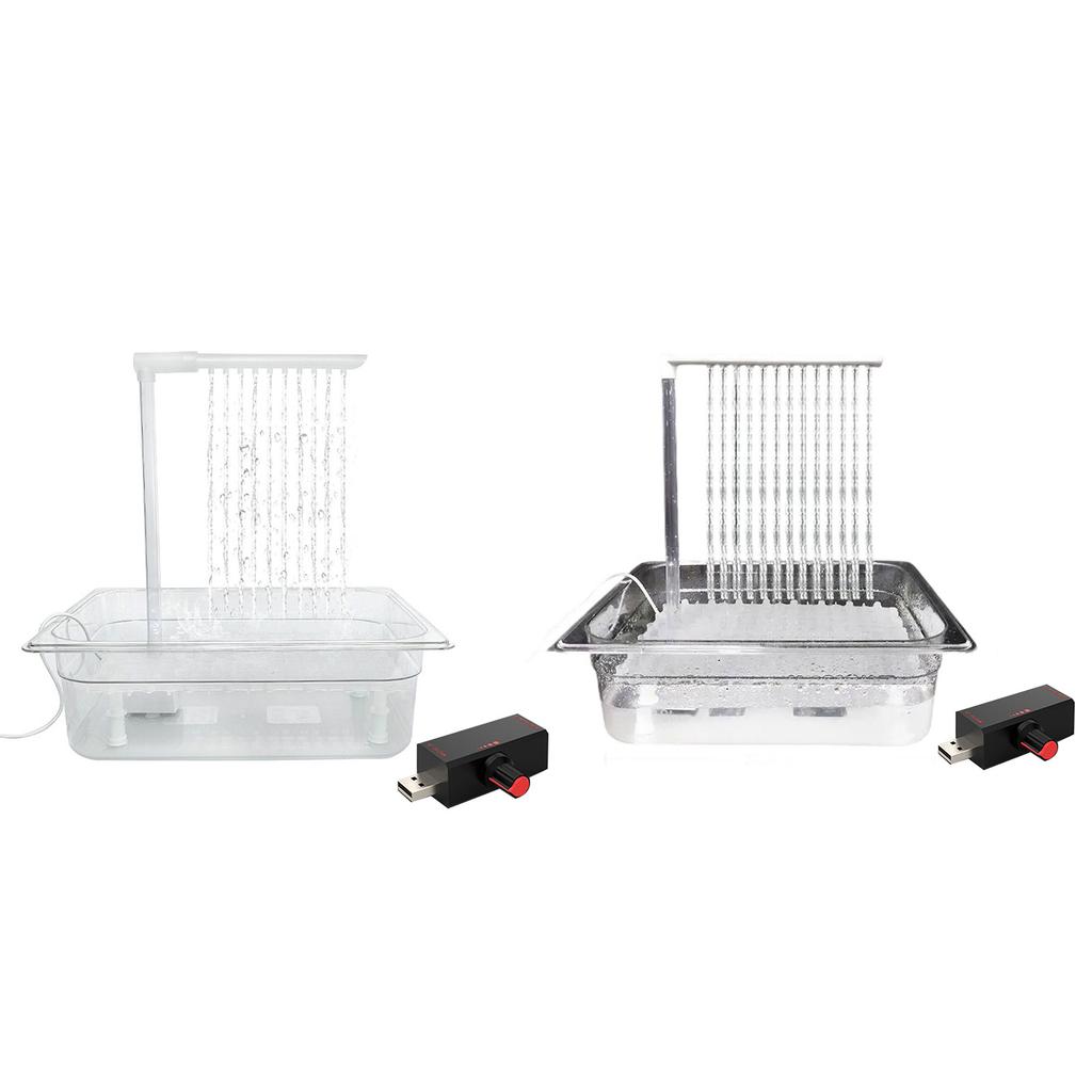 Automatic Bird Bathhouse Bathtub Parrots Shower Box with Multiple Tap Shower Multifunctional Bird Bathtub