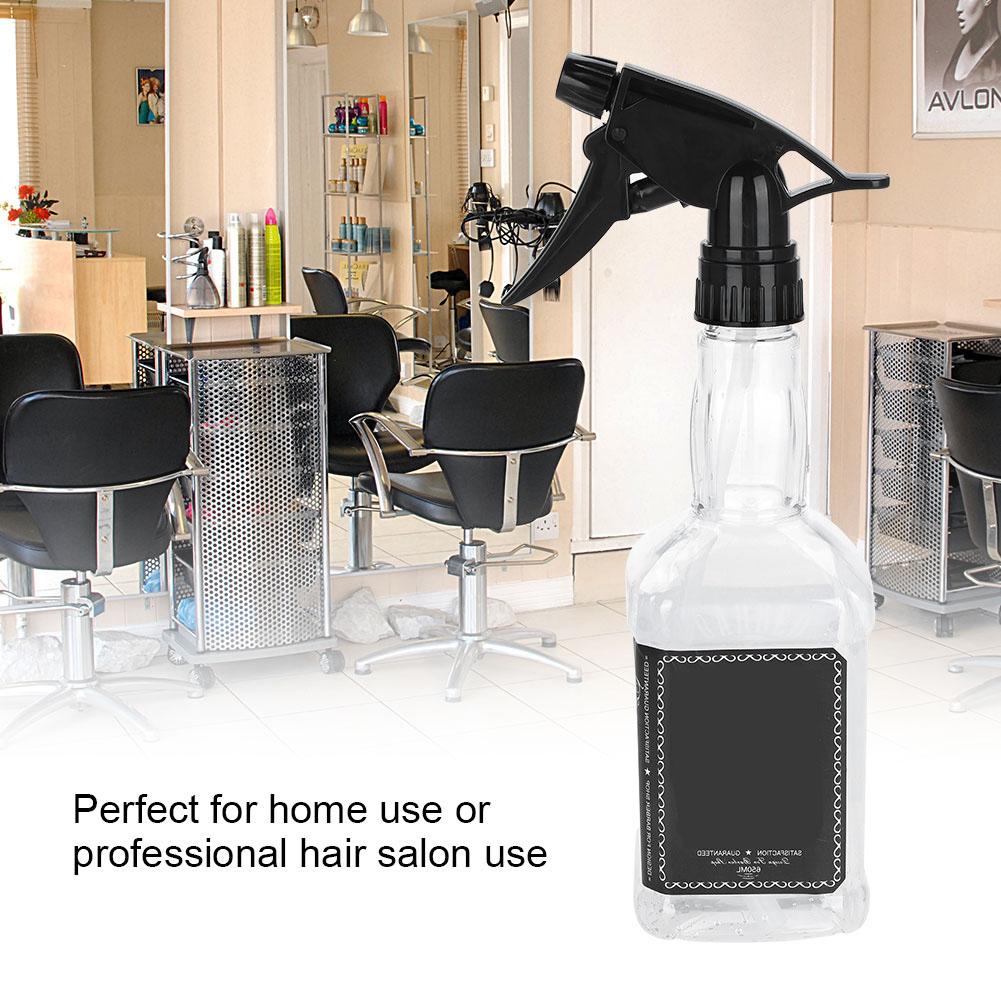 650ml Friseursprayflasche Salon Friseur Haarwerkzeug Nachfüllbare Wassersprühflasche Weiß
