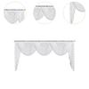 Swag Valance Vintage Decoration Breathable to Hang Waterfall Window Valance for