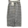 Unused MERCURYDUO Reversible Check Pattern Long Length Skirt S Women Used