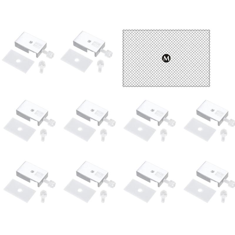 Aquarium Bird Cages Fish Tank Transparent Anti-Escape Net DIY Protective Mesh Anti-Escape Rust-Resistant Replacement Net