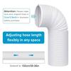 Portable Ac Hose Connector Air Conditioner Hose Connector Tube Vent Kit Seal Connection Duct for Kitchen Car Range Hood Window