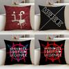 Edgy Mindless Self IndulgenceS Cushion Cover Breathable and Skin Friendly Linen Pillowcase Square Removable and Washable Cushion